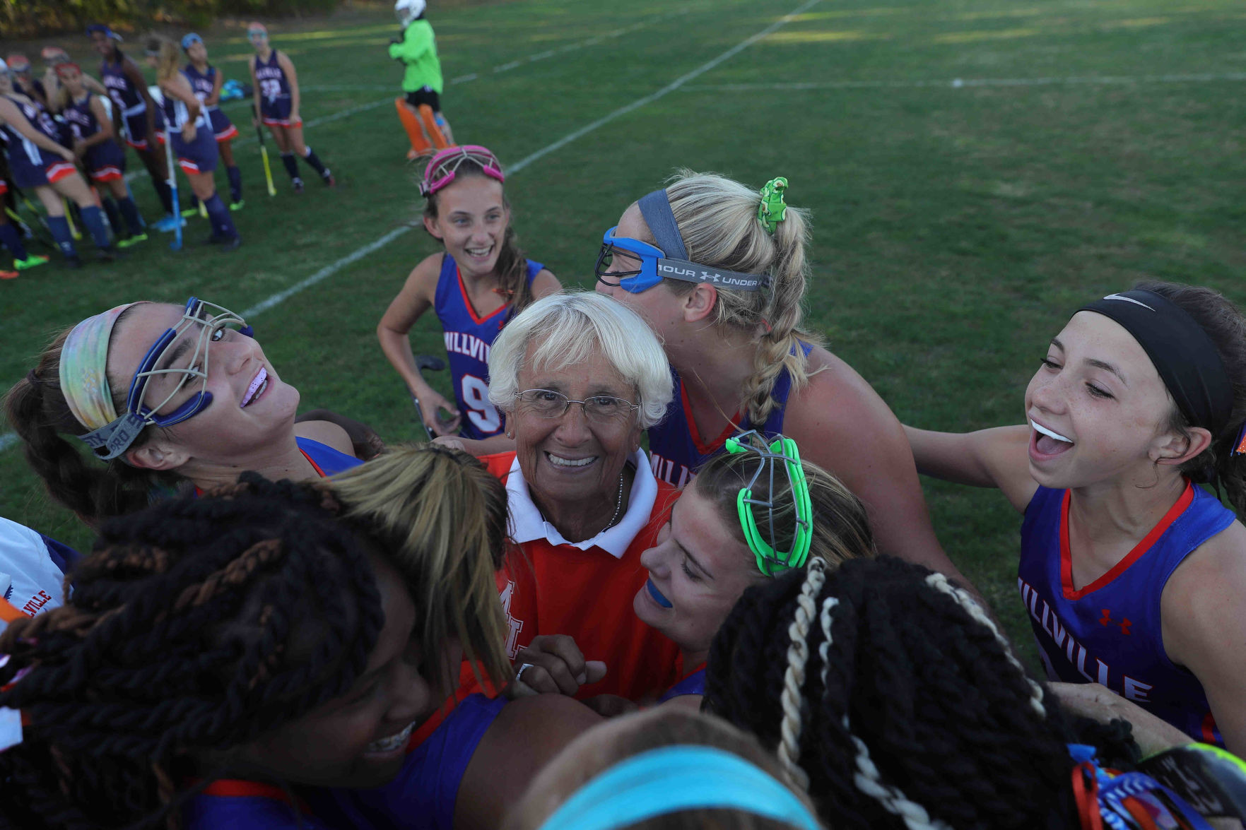 Millville field hockey coach Claudia McCarthy gets her 600th career